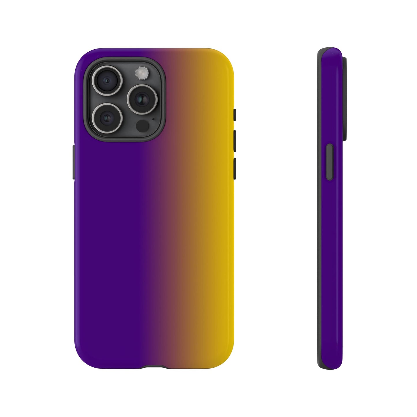 Ombre Purple and Gold Phone Case - for Apple, Samsung, and Google Phones