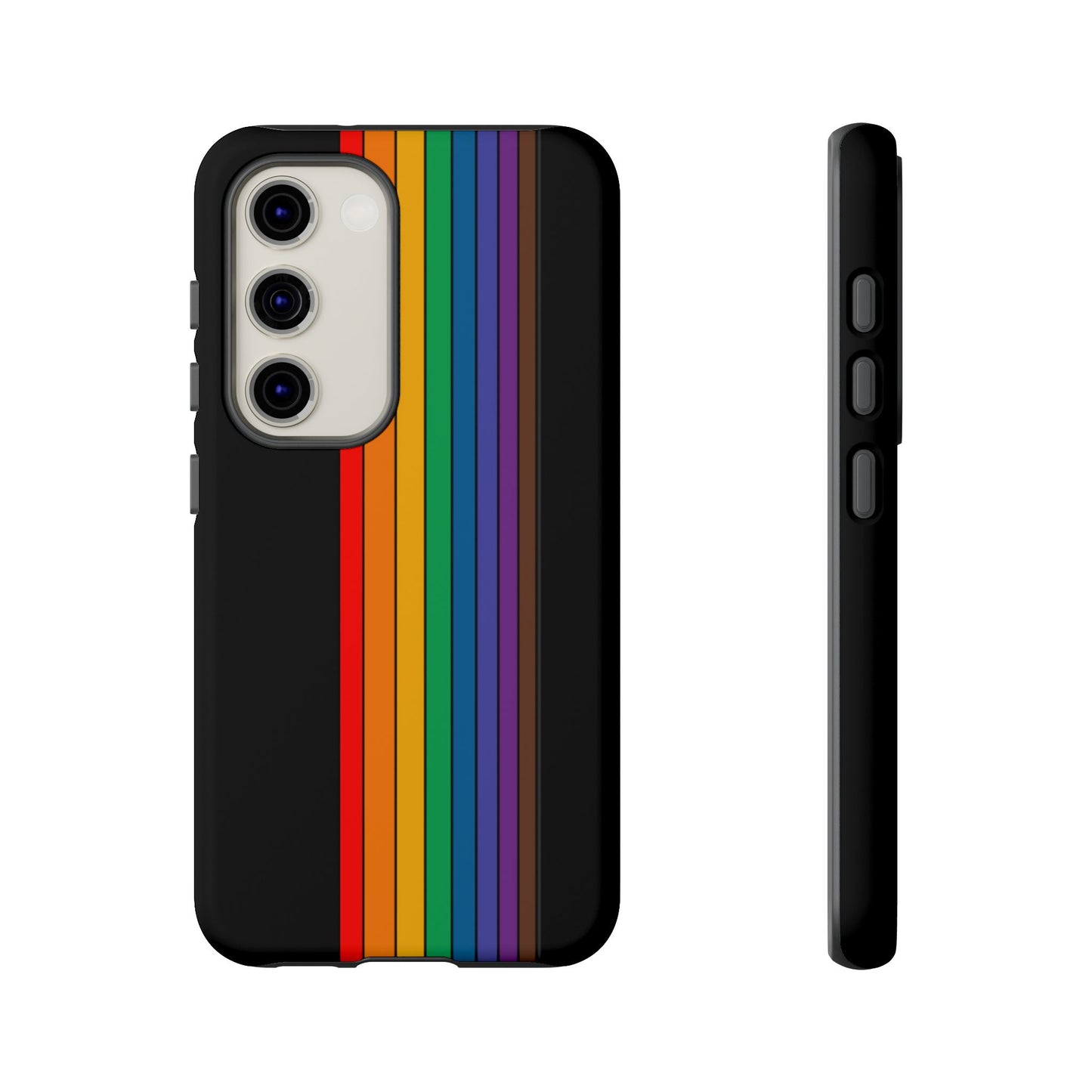 Rainbow Stripe Phone Case - for Apple, Samsung, and Google Phones