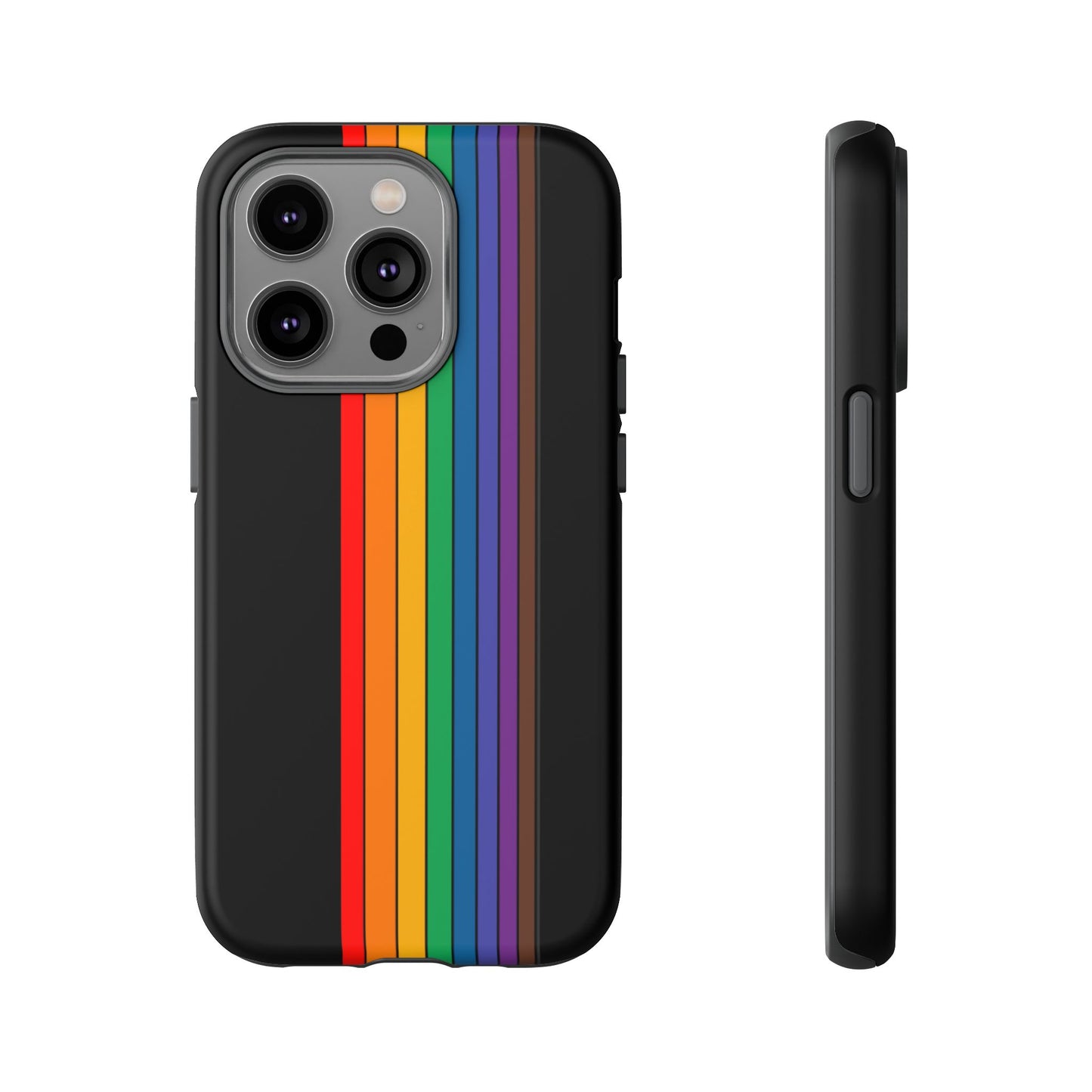 Rainbow Stripe Phone Case - for Apple, Samsung, and Google Phones