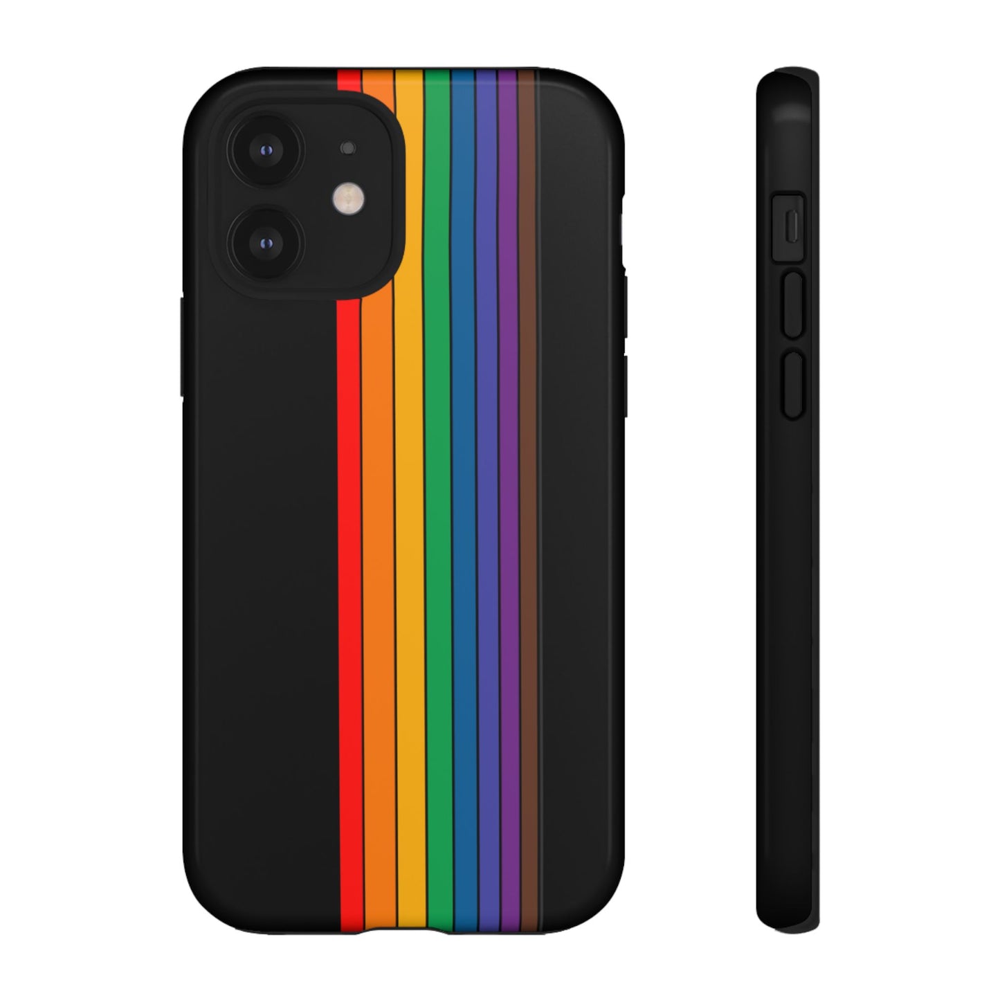 Rainbow Stripe Phone Case - for Apple, Samsung, and Google Phones