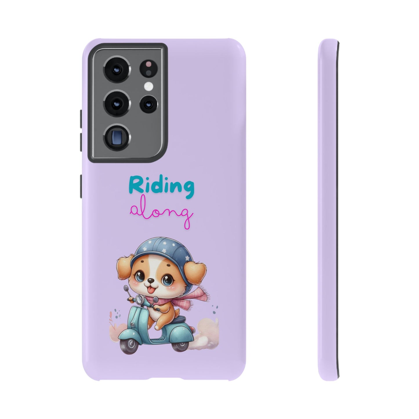 Purple Puppy Phone Case - for Apple, Samsung, and Google Phones