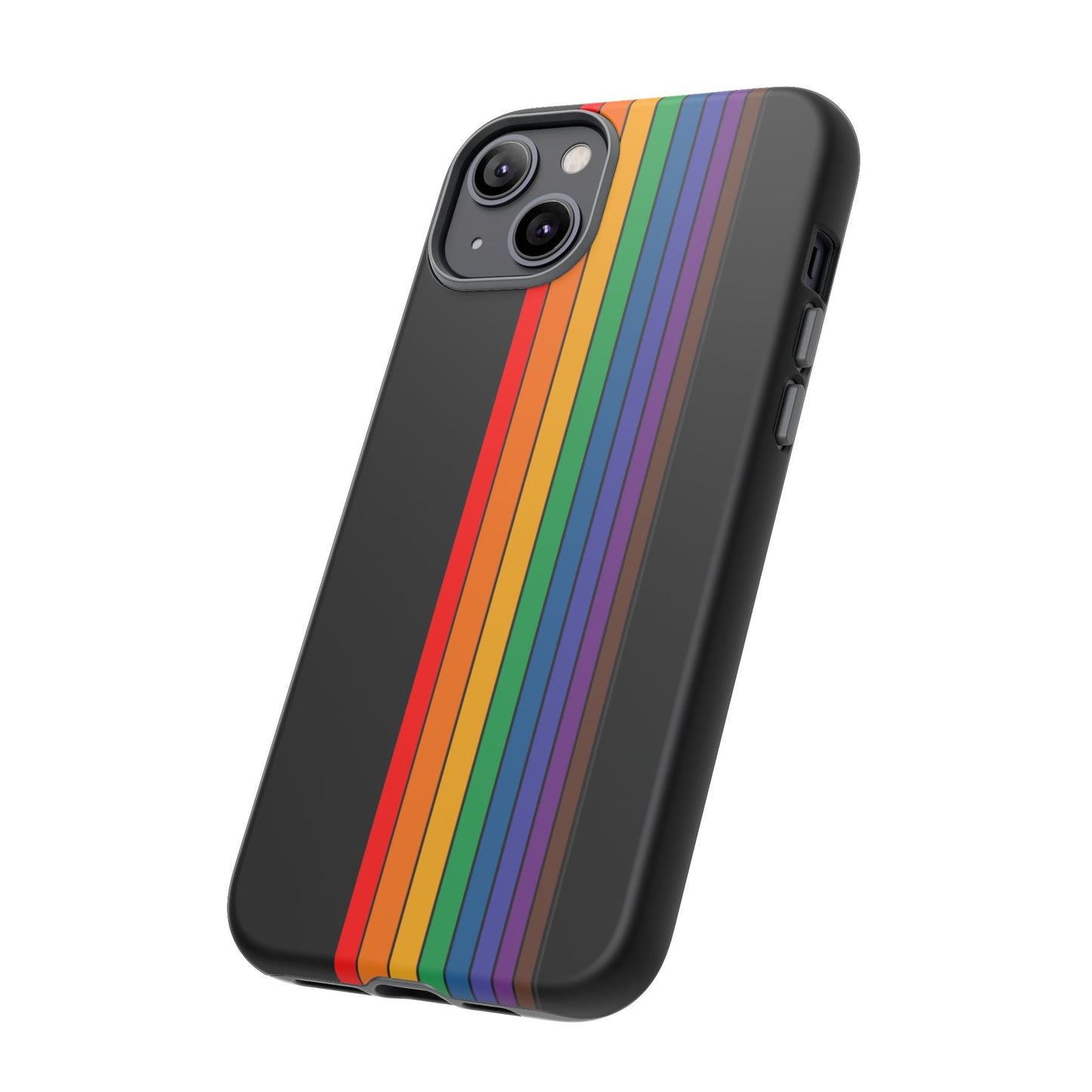 Rainbow Stripe Phone Case - for Apple, Samsung, and Google Phones