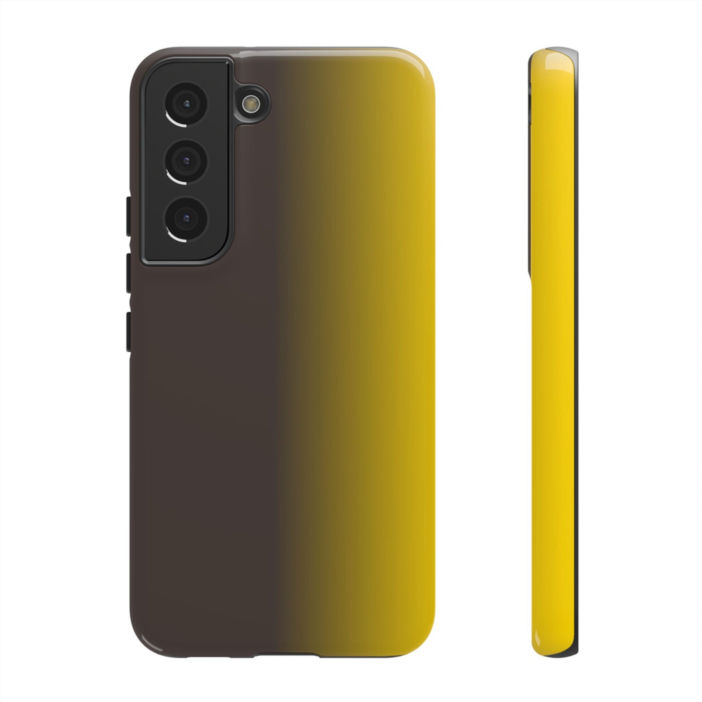 Ombre Brown and Gold Phone Case - for Apple, Samsung, and Google Phones