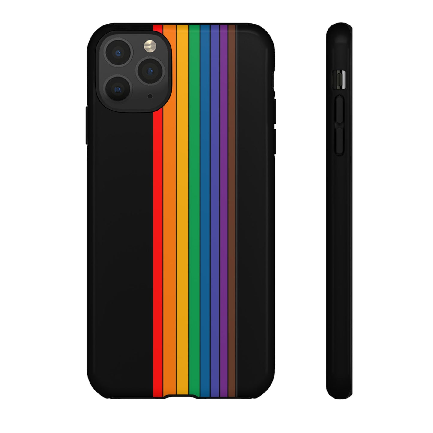 Rainbow Stripe Phone Case - for Apple, Samsung, and Google Phones