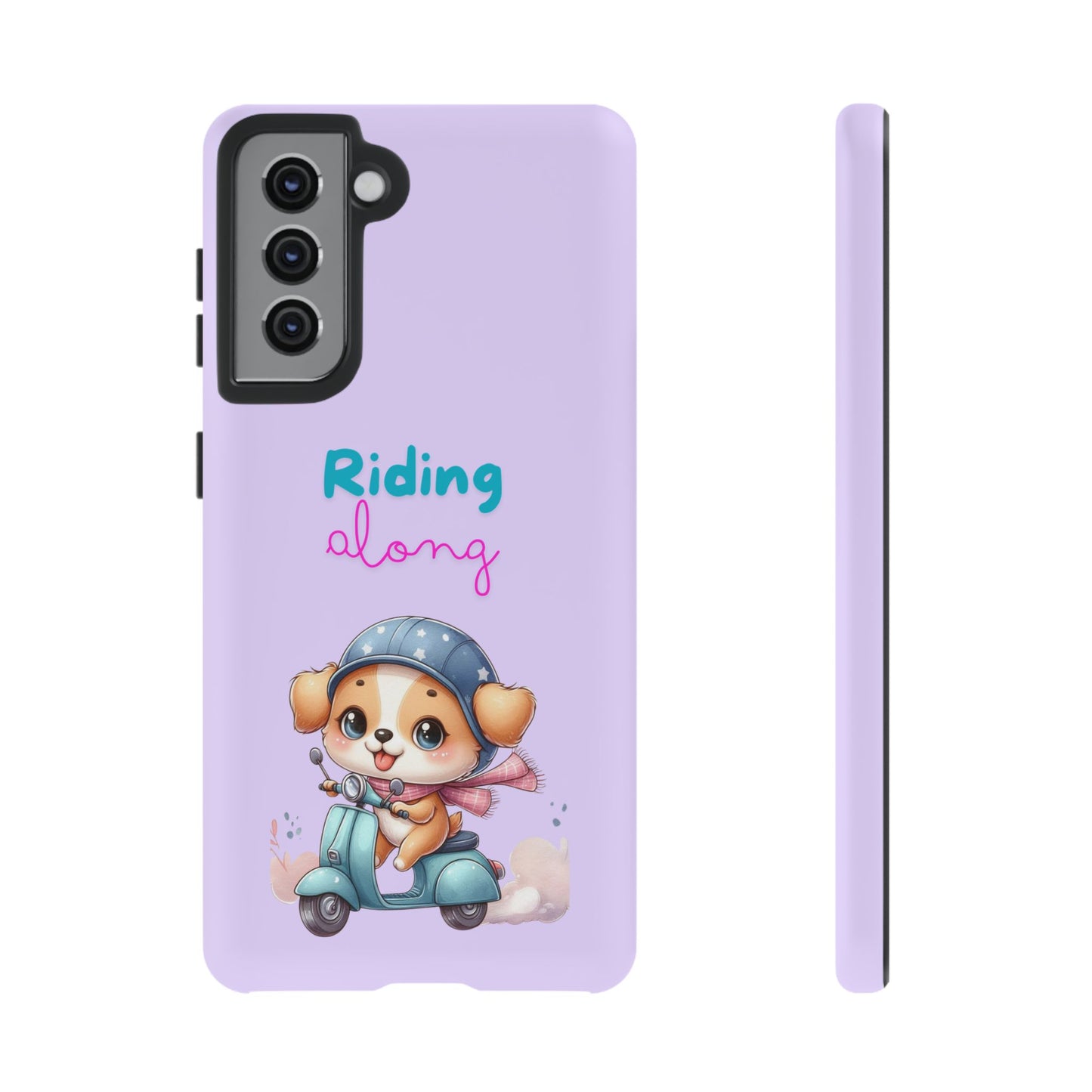 Purple Puppy Phone Case - for Apple, Samsung, and Google Phones