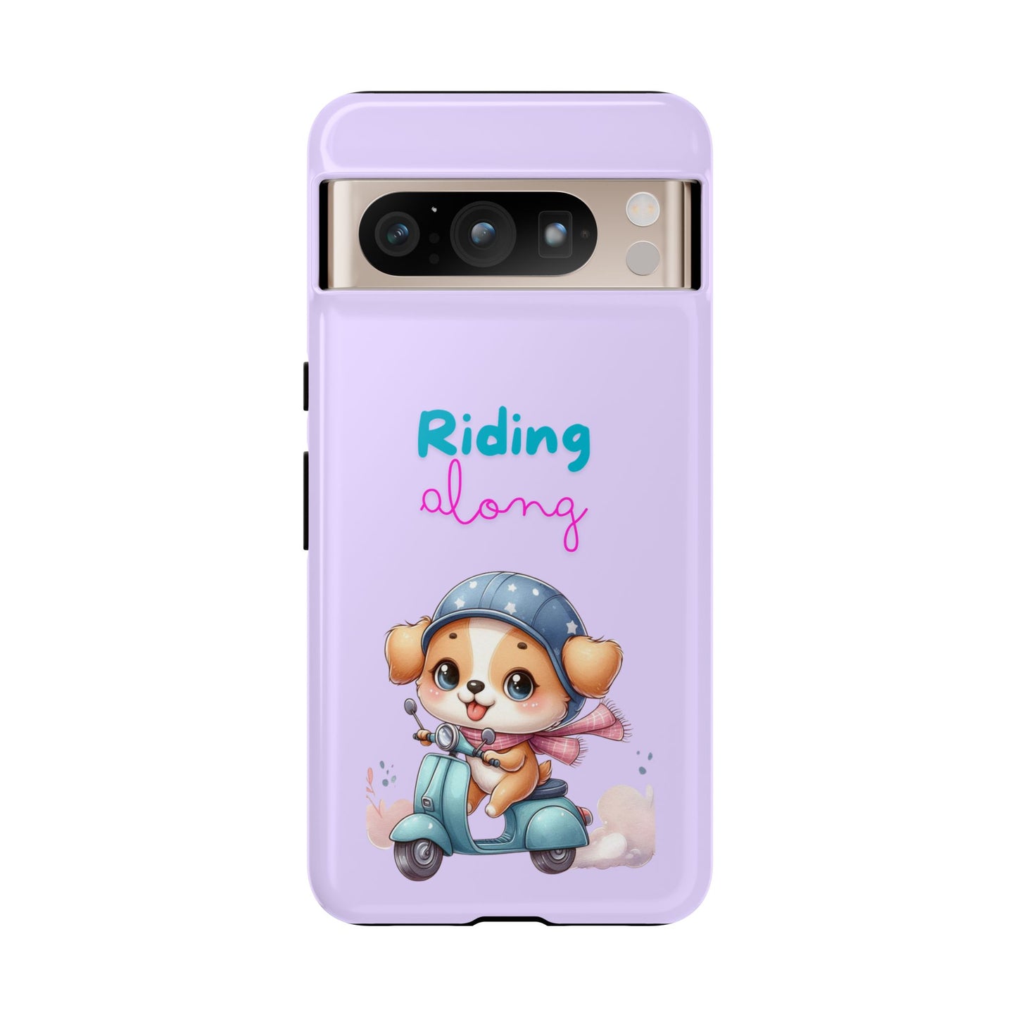 Purple Puppy Phone Case - for Apple, Samsung, and Google Phones