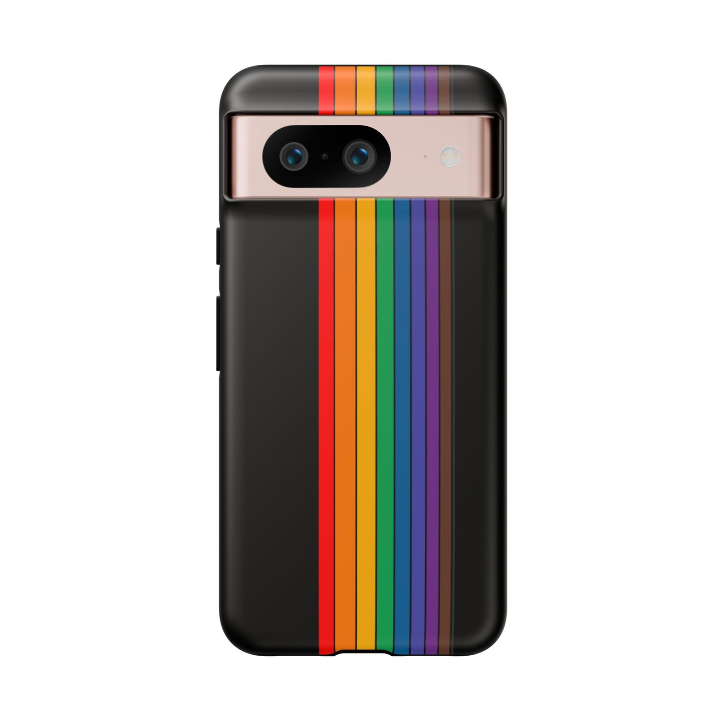Rainbow Stripe Phone Case - for Apple, Samsung, and Google Phones