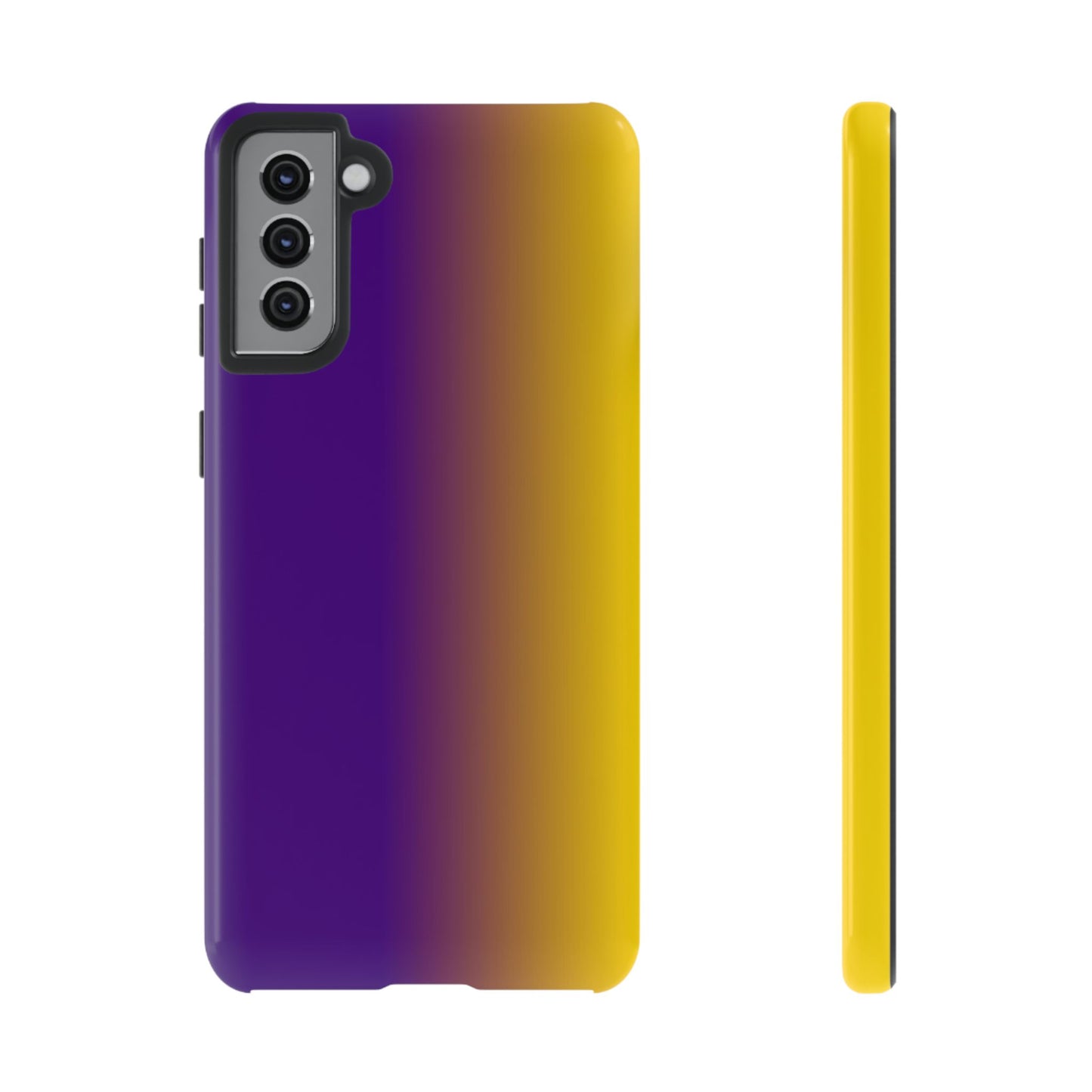 Ombre Purple and Gold Phone Case - for Apple, Samsung, and Google Phones
