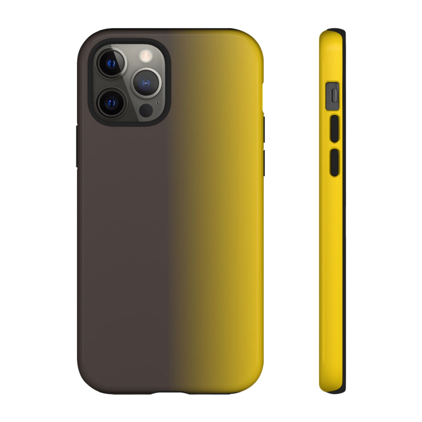 Ombre Brown and Gold Phone Case - for Apple, Samsung, and Google Phones