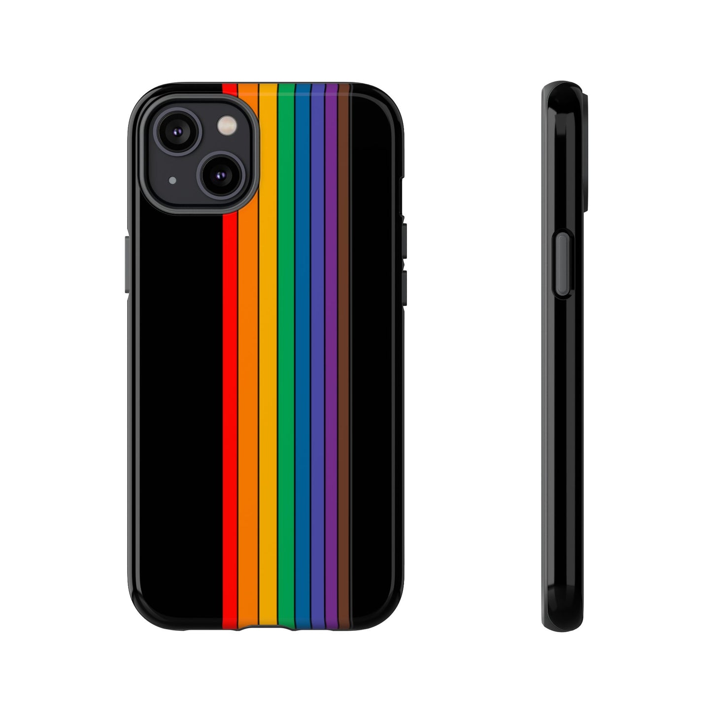 Rainbow Stripe Phone Case - for Apple, Samsung, and Google Phones