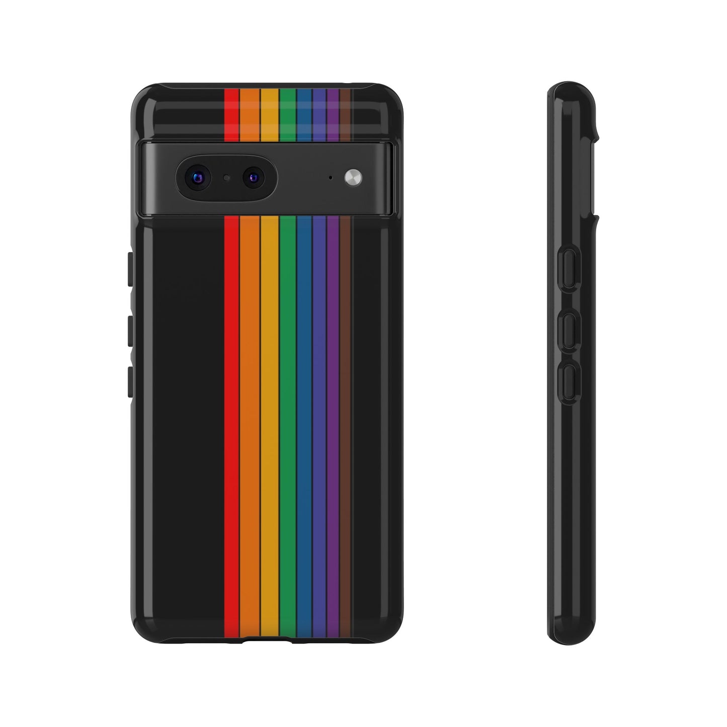 Rainbow Stripe Phone Case - for Apple, Samsung, and Google Phones