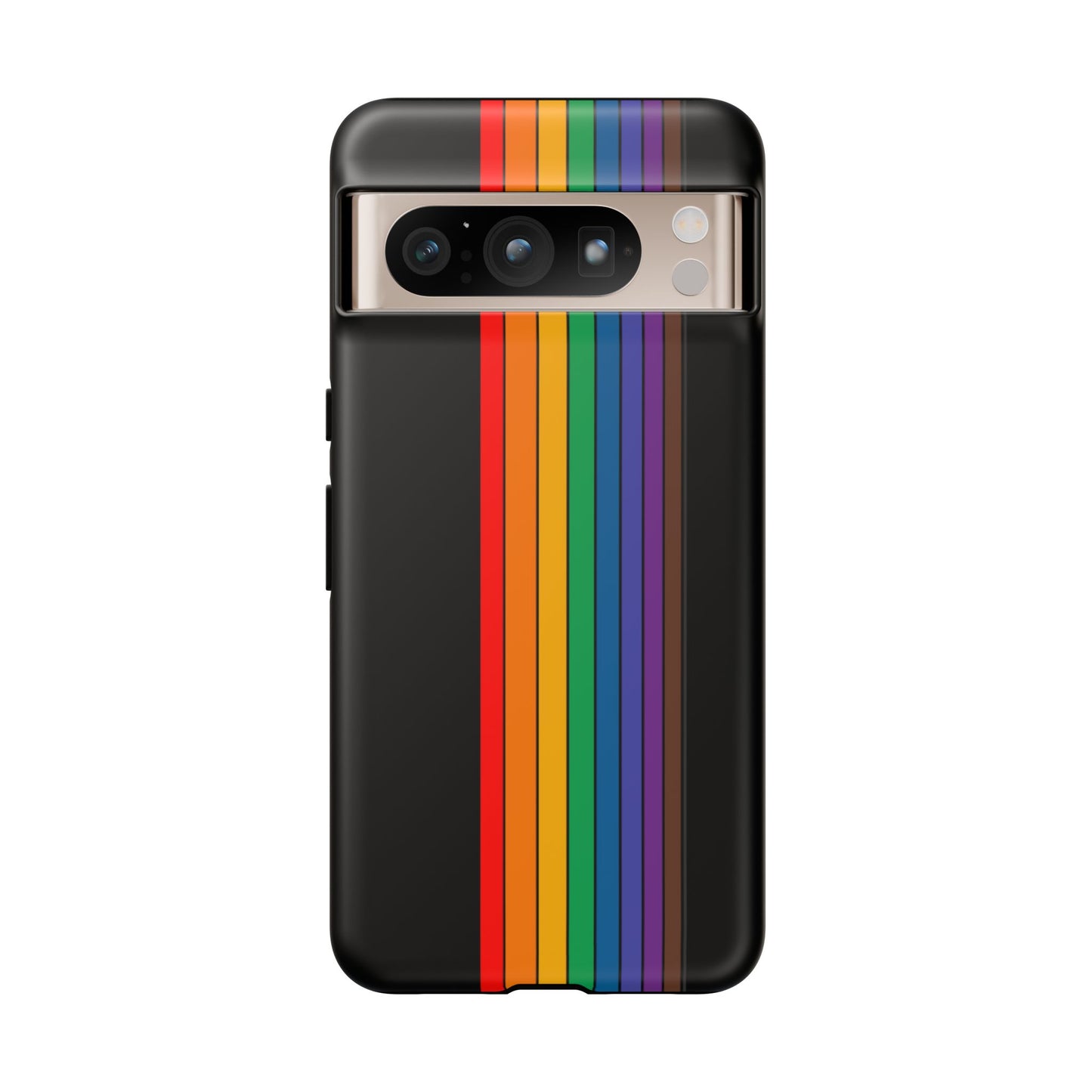 Rainbow Stripe Phone Case - for Apple, Samsung, and Google Phones
