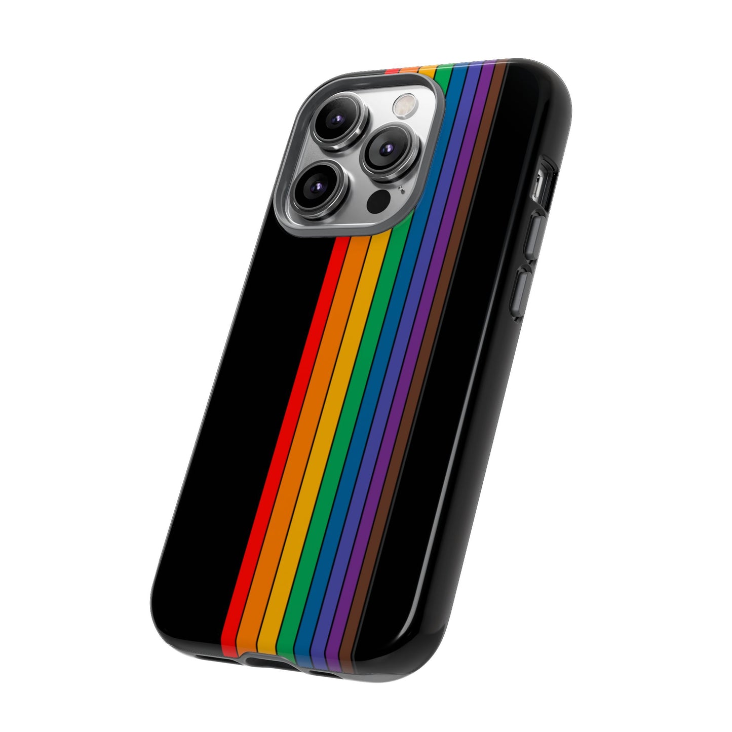 Rainbow Stripe Phone Case - for Apple, Samsung, and Google Phones