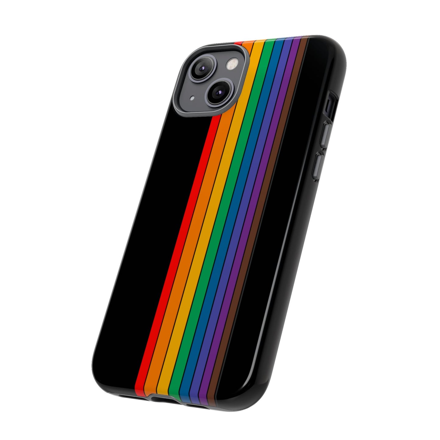 Rainbow Stripe Phone Case - for Apple, Samsung, and Google Phones