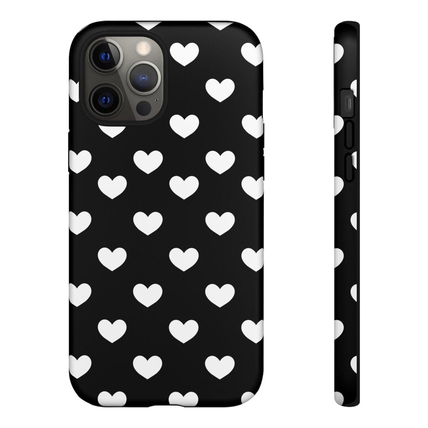 White Heart Phone Case - for Apple, Samsung, and Google Phones