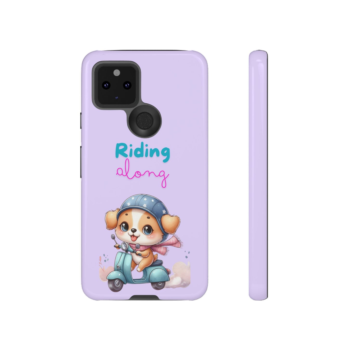 Purple Puppy Phone Case - for Apple, Samsung, and Google Phones