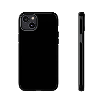 Black Phone Case - for Apple, Samsung, and Google Phones