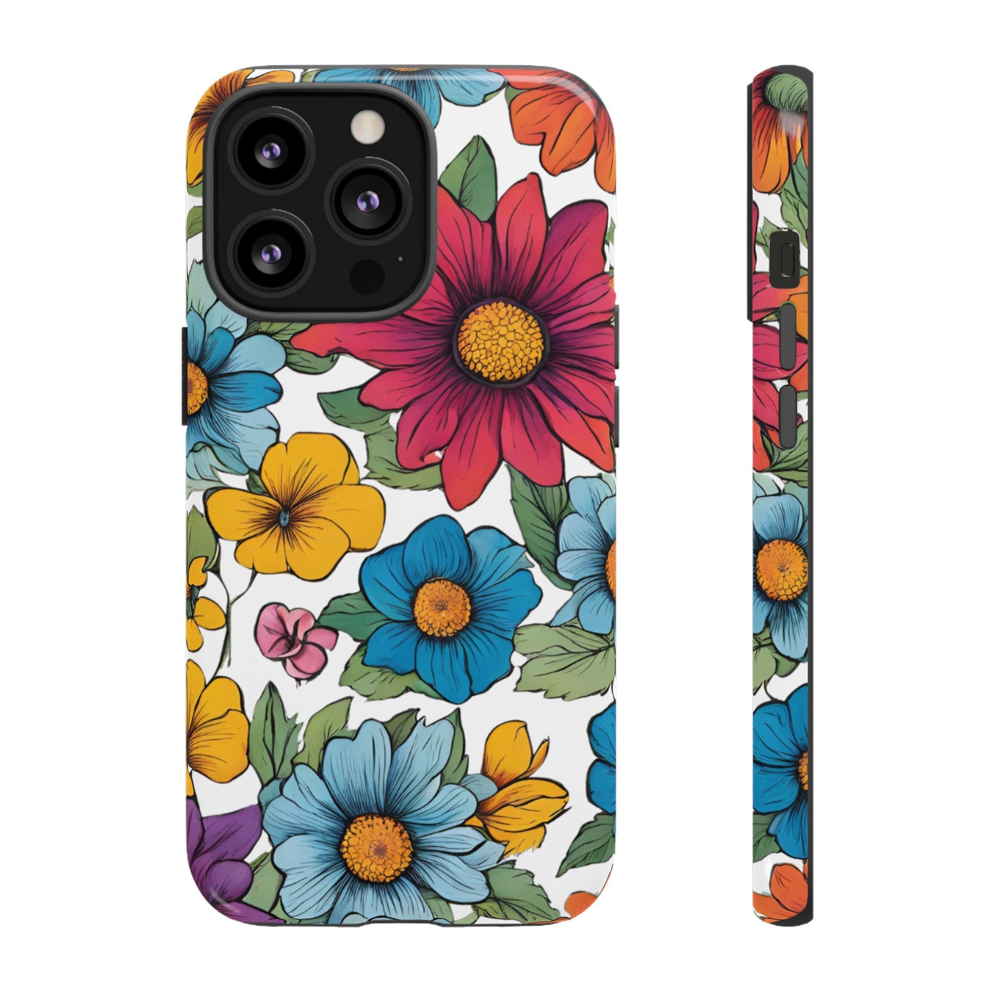 Floral Phone Case - for Apple, Samsung, and Google Phones