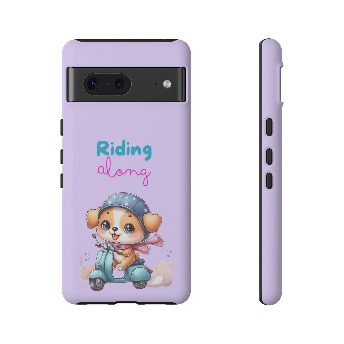 Purple Puppy Phone Case - for Apple, Samsung, and Google Phones