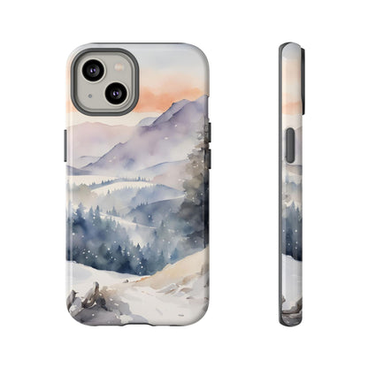 Winter Snowscape Phone Case - for Apple, Samsung, and Google Phones