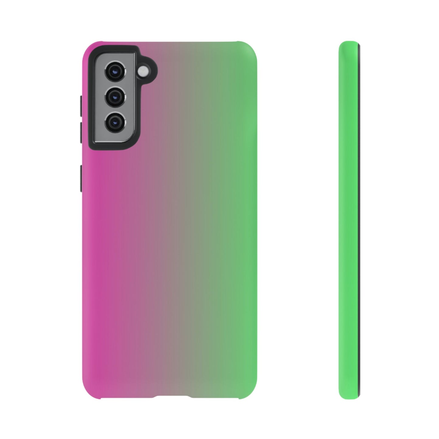 Ombre Pink and Green Phone Case - for Apple, Samsung, and Google Phones