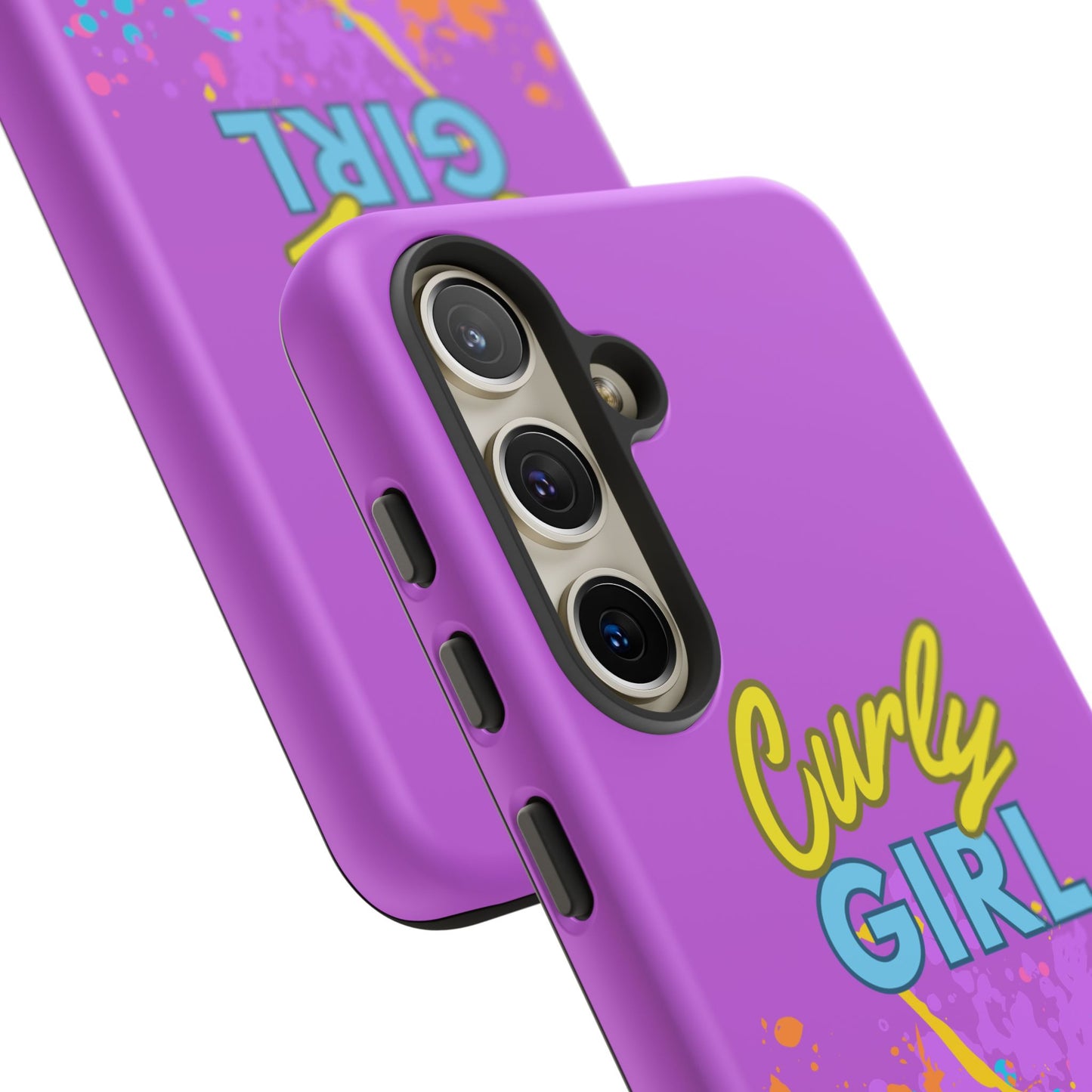 Melanin Curly Hair Afro Girl Phone Case - for iPhone, Samsung, and Google Phones