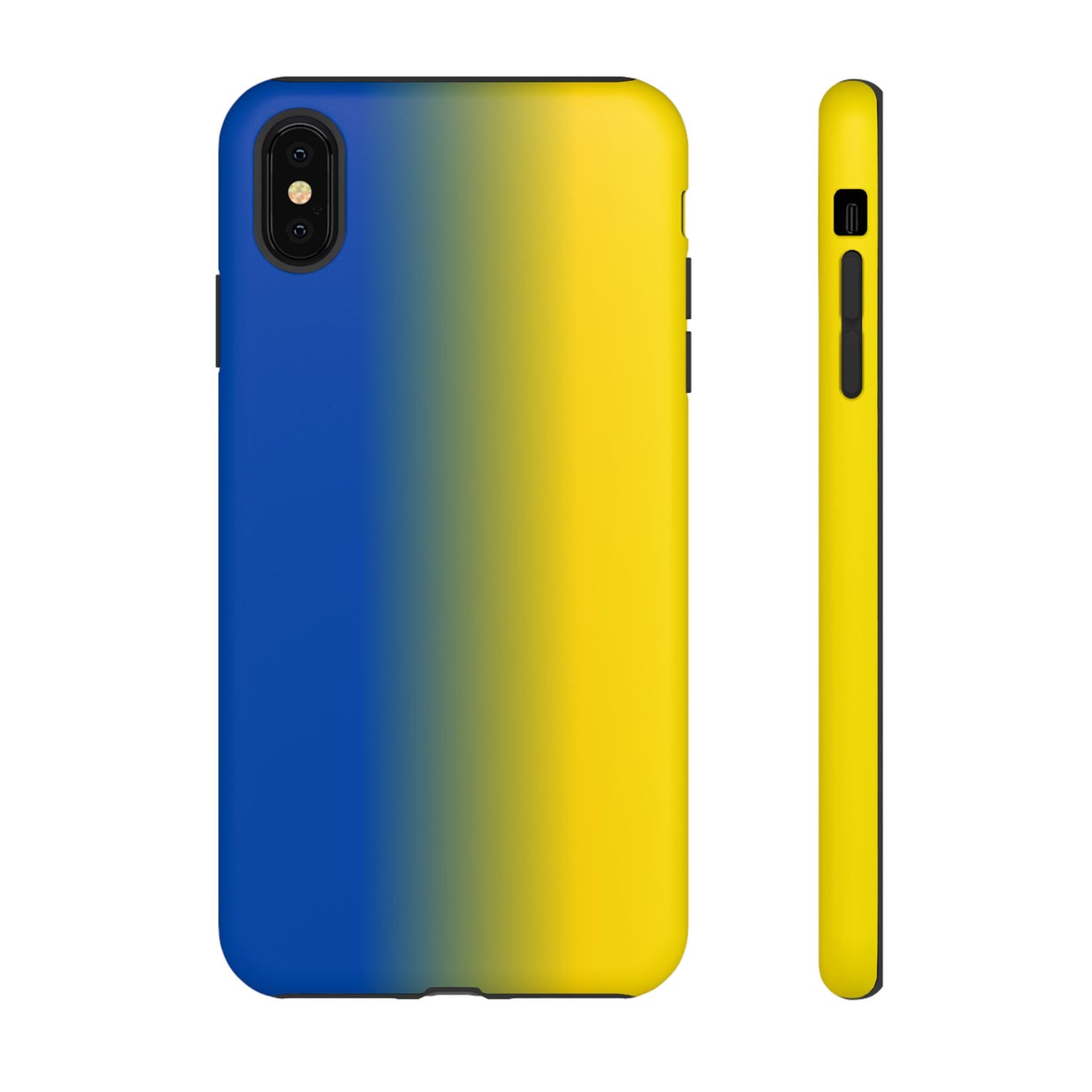 Ombre Blue and Gold Phone Case - for Apple, Samsung, and Google Phones