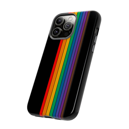 Rainbow Stripe Phone Case - for Apple, Samsung, and Google Phones