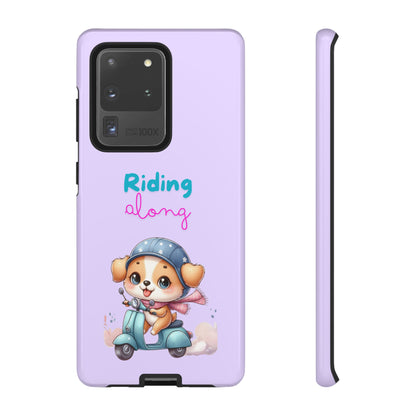 Purple Puppy Phone Case - for Apple, Samsung, and Google Phones