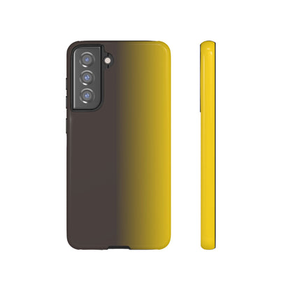 Ombre Brown and Gold Phone Case - for Apple, Samsung, and Google Phones