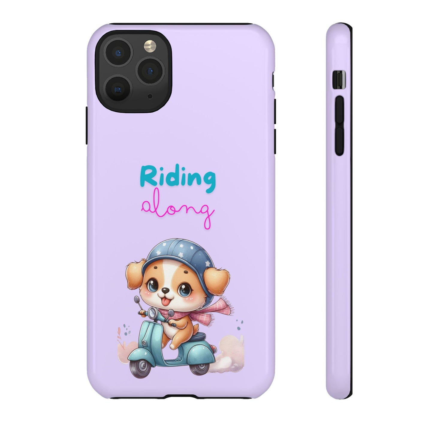 Purple Puppy Phone Case - for Apple, Samsung, and Google Phones