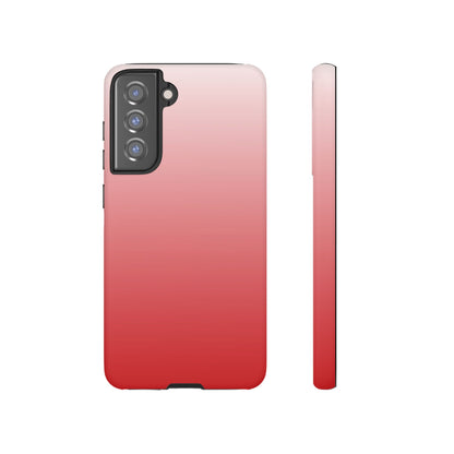 Ombre Crimson and Cream Phone Case - for Apple, Samsung, and Google Phones