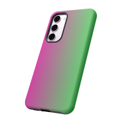 Ombre Pink and Green Phone Case - for Apple, Samsung, and Google Phones