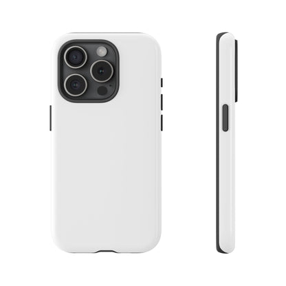 White Phone Case - for Apple, Samsung, and Google Phones