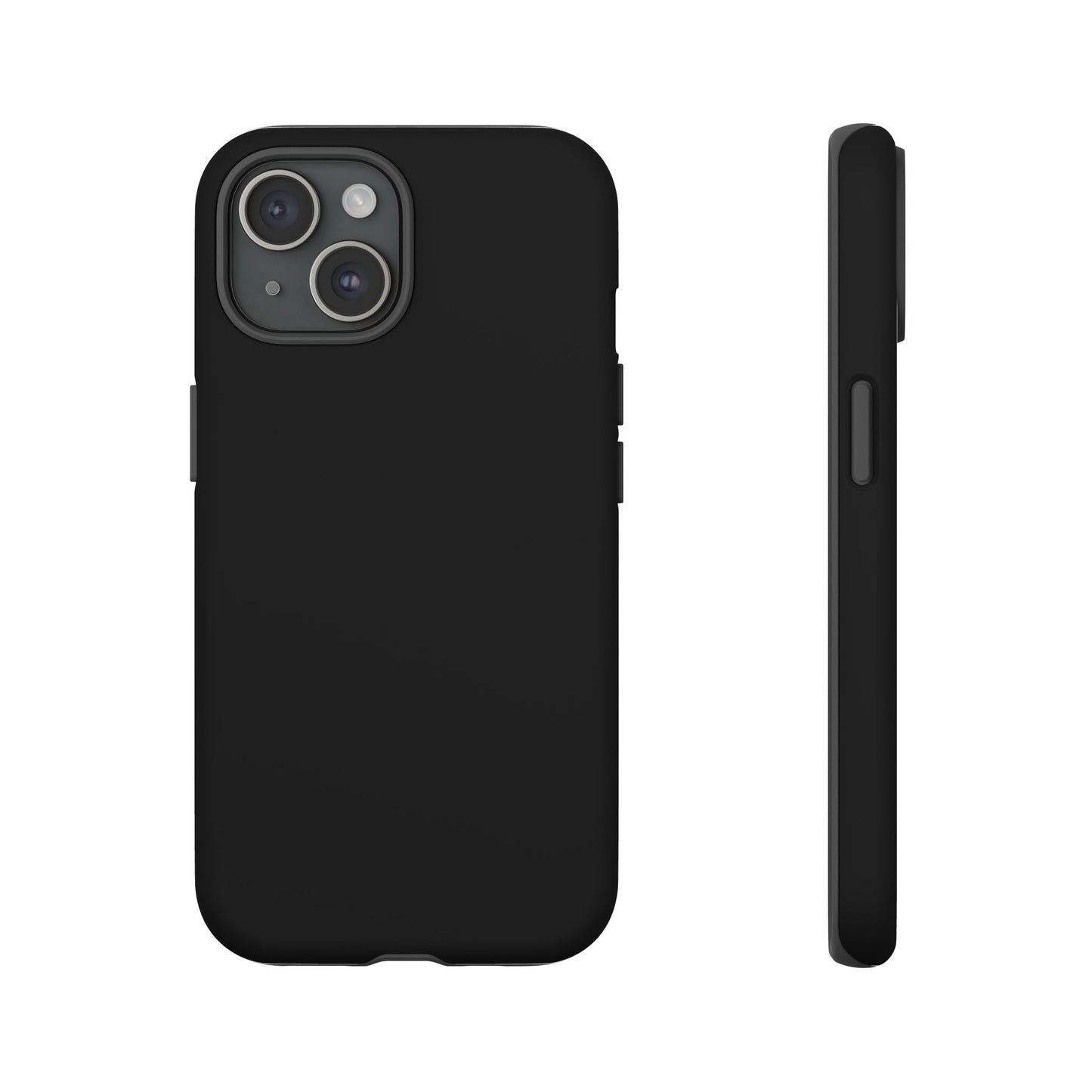 Black Phone Case - for Apple, Samsung, and Google Phones