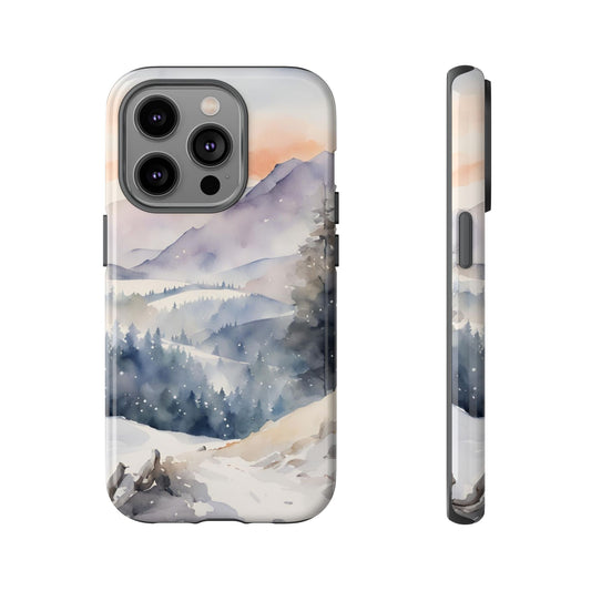 Winter Snowscape Phone Case - for Apple, Samsung, and Google Phones