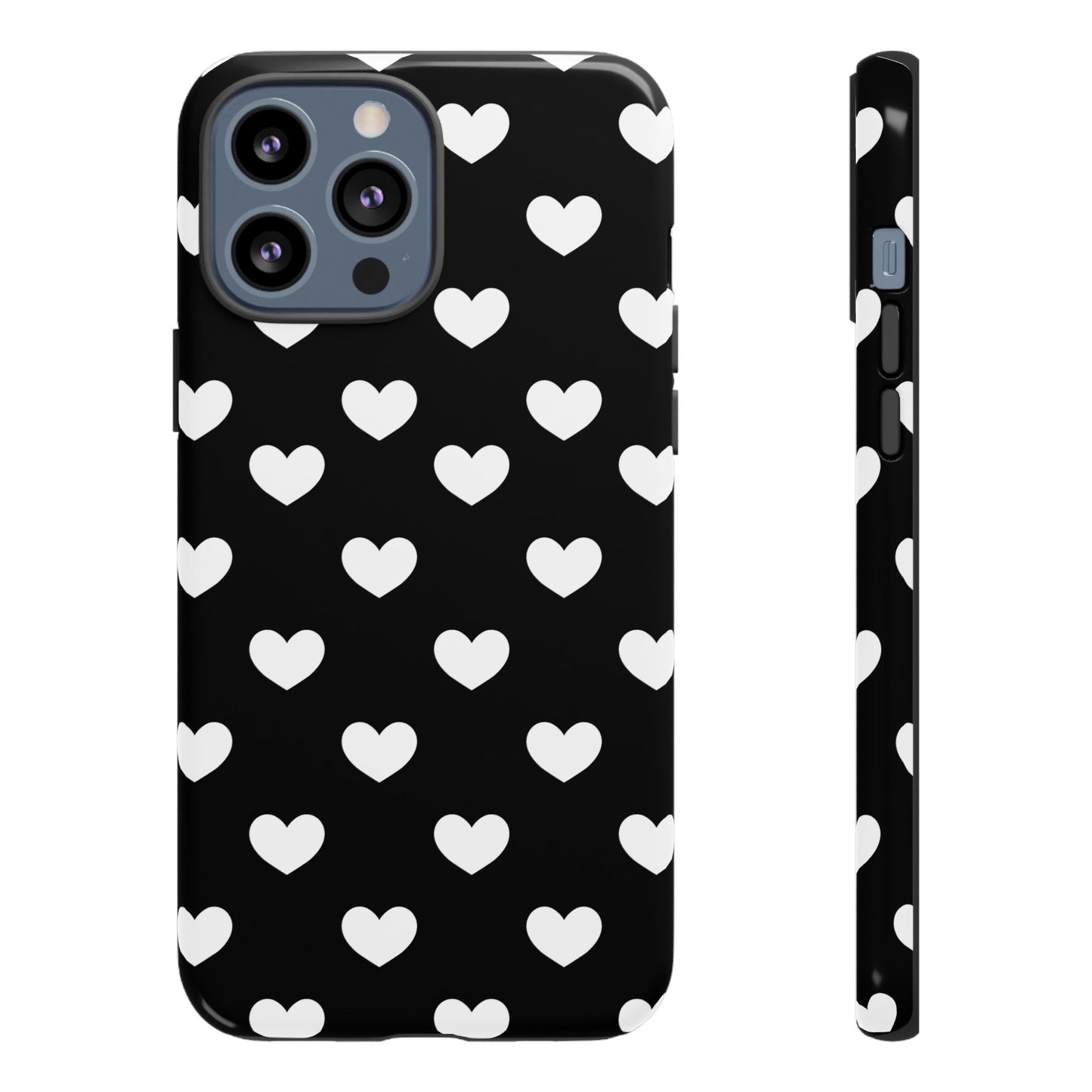 White Heart Phone Case - for Apple, Samsung, and Google Phones