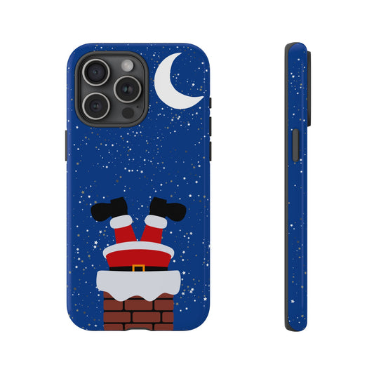 Stuck Santa Phone Case - for Apple, Samsung, and Google Phones