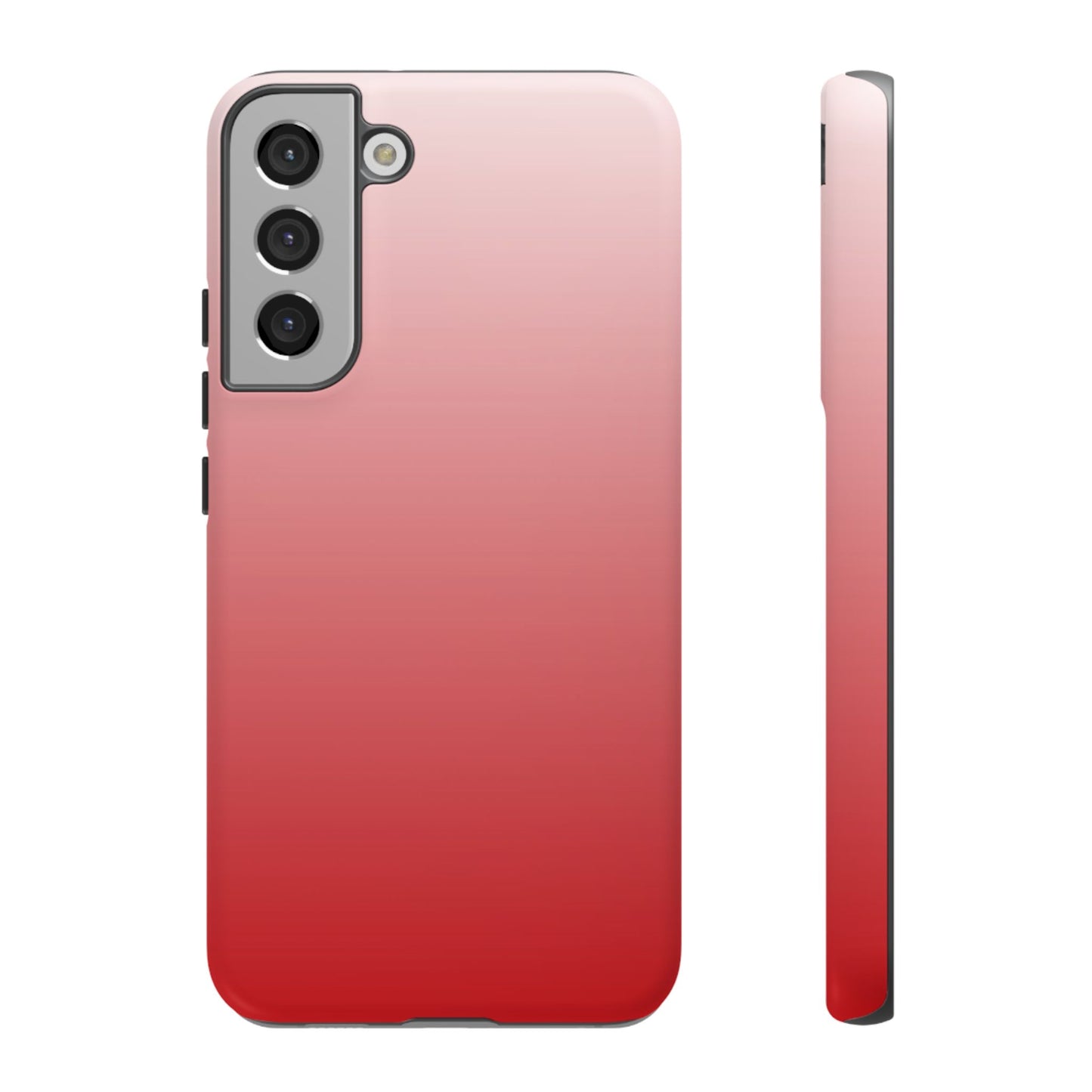 Ombre Crimson and Cream Phone Case - for Apple, Samsung, and Google Phones