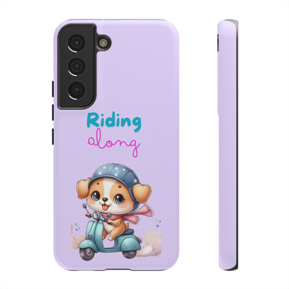 Purple Puppy Phone Case - for Apple, Samsung, and Google Phones