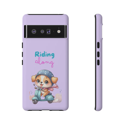 Purple Puppy Phone Case - for Apple, Samsung, and Google Phones