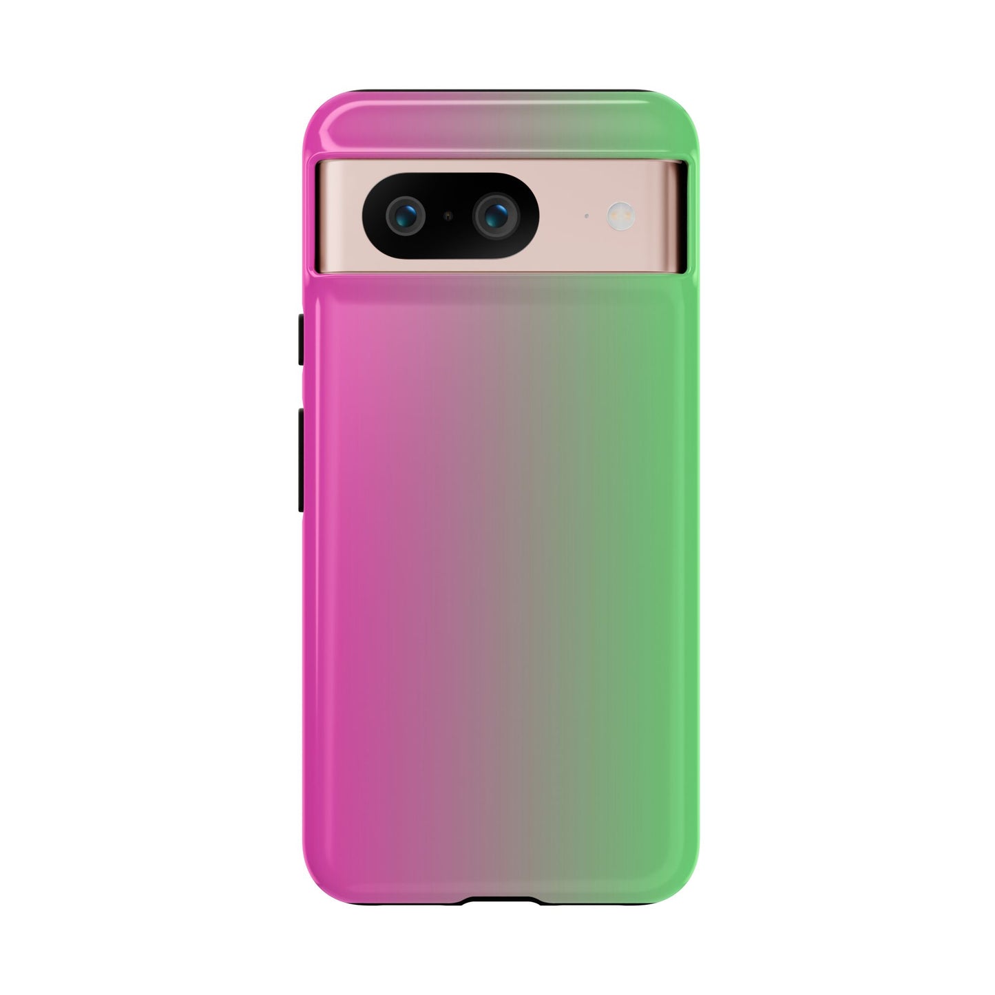 Ombre Pink and Green Phone Case - for Apple, Samsung, and Google Phones