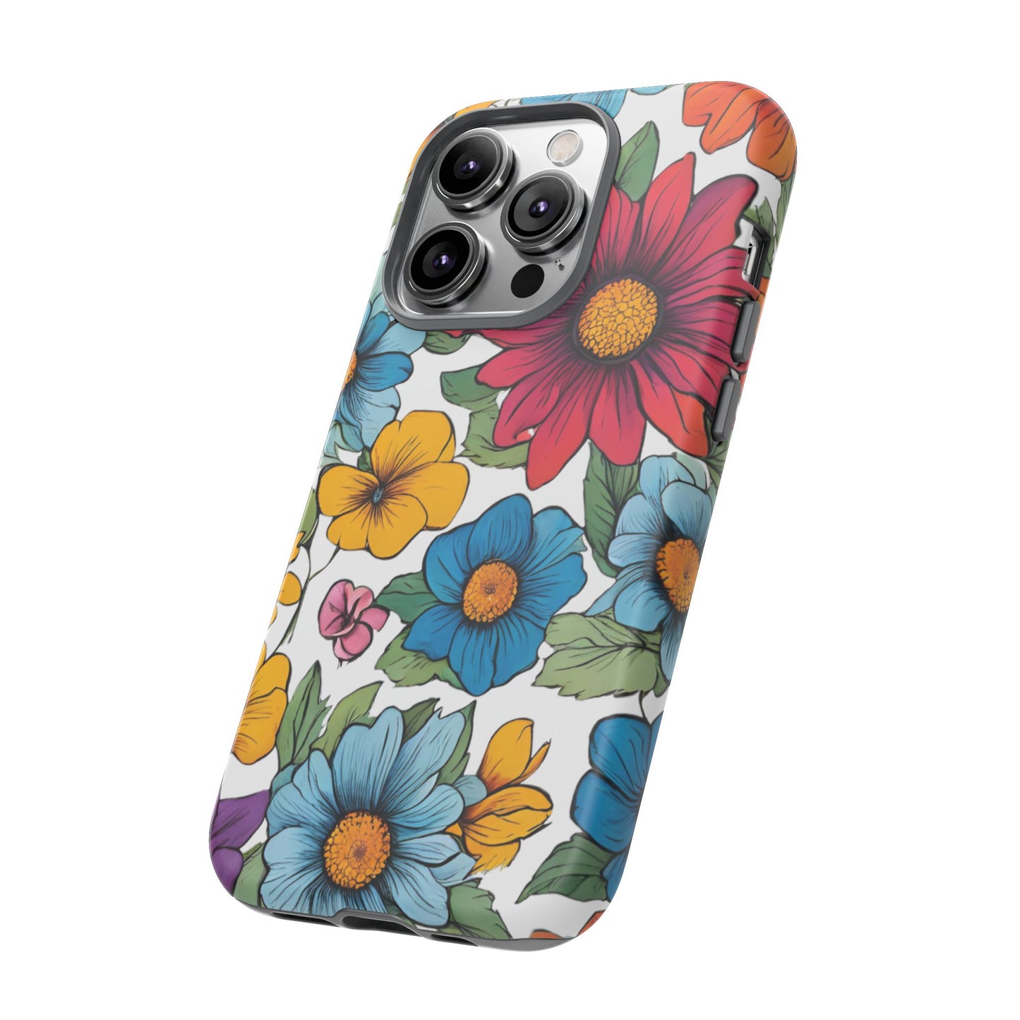 Floral Phone Case - for Apple, Samsung, and Google Phones