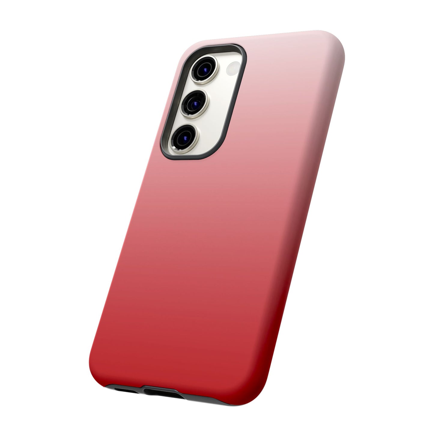 Ombre Crimson and Cream Phone Case - for Apple, Samsung, and Google Phones