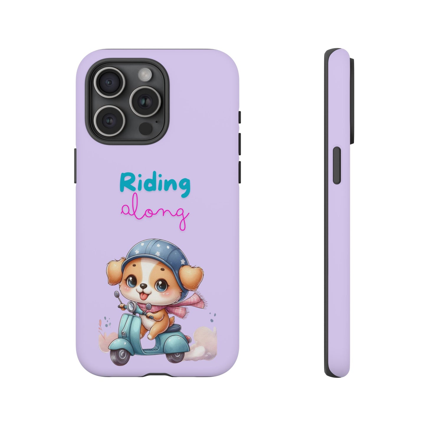 Purple Puppy Phone Case - for Apple, Samsung, and Google Phones