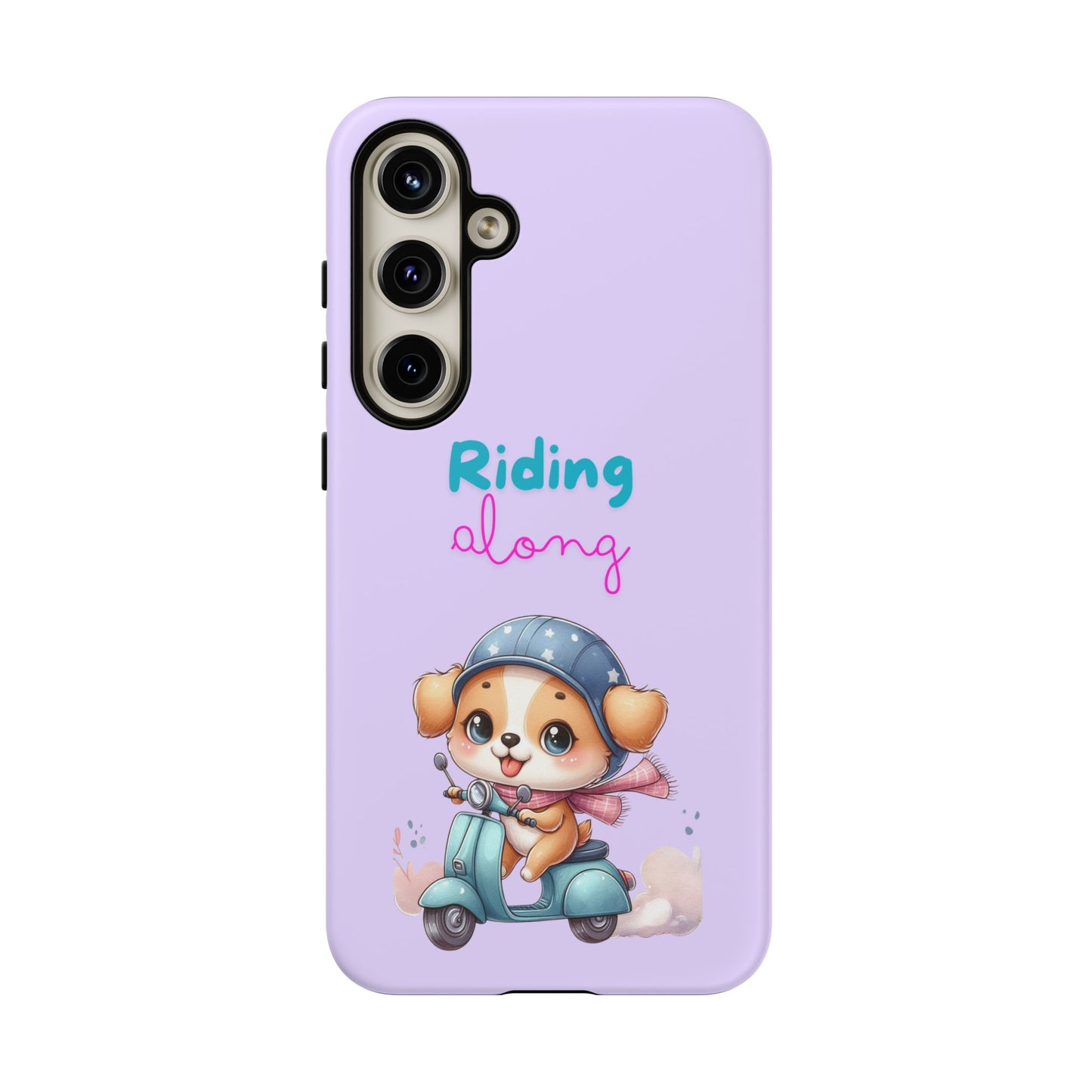 Purple Puppy Phone Case - for Apple, Samsung, and Google Phones