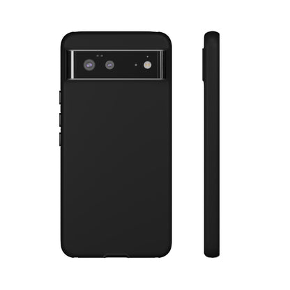 Black Phone Case - for Apple, Samsung, and Google Phones