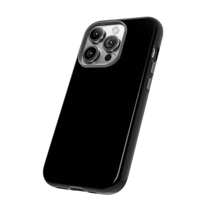 Black Phone Case - for Apple, Samsung, and Google Phones