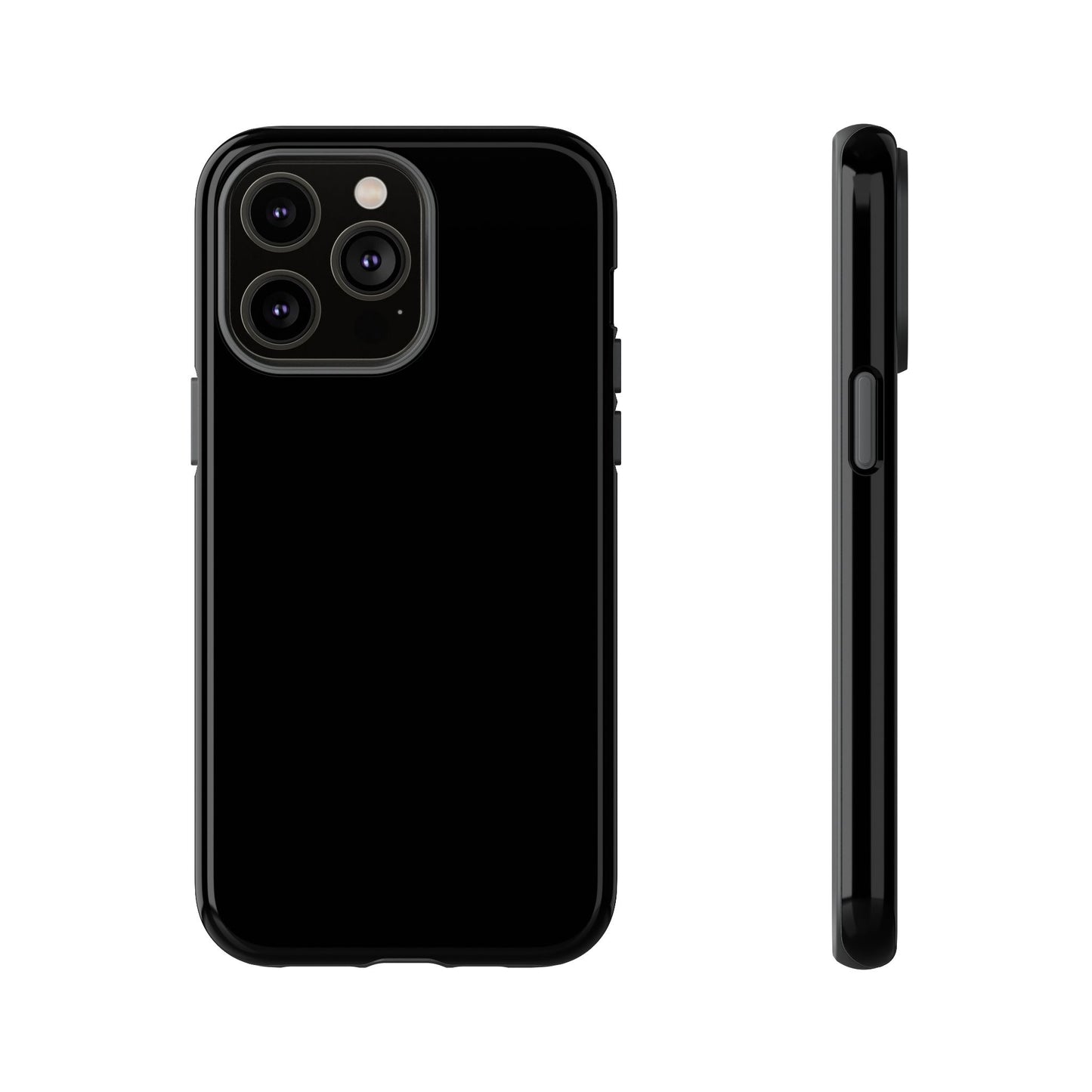 Black Phone Case - for Apple, Samsung, and Google Phones