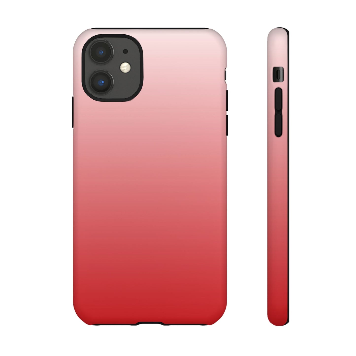 Ombre Crimson and Cream Phone Case - for Apple, Samsung, and Google Phones